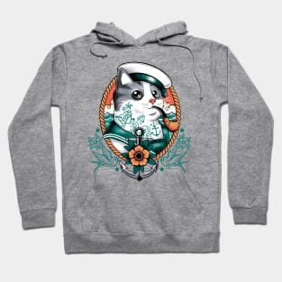 Sailor cat tattoo Hoodie